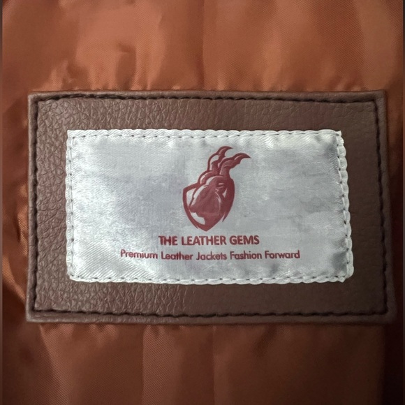 The Leather Gems- Brown lined leather trench coat made of real sheepskin leather - Picture 4 of 4